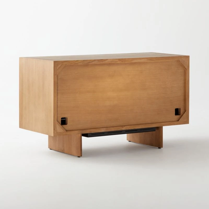 Kibo Steel And Oak Wood Media Console 42.5'' - Image 8