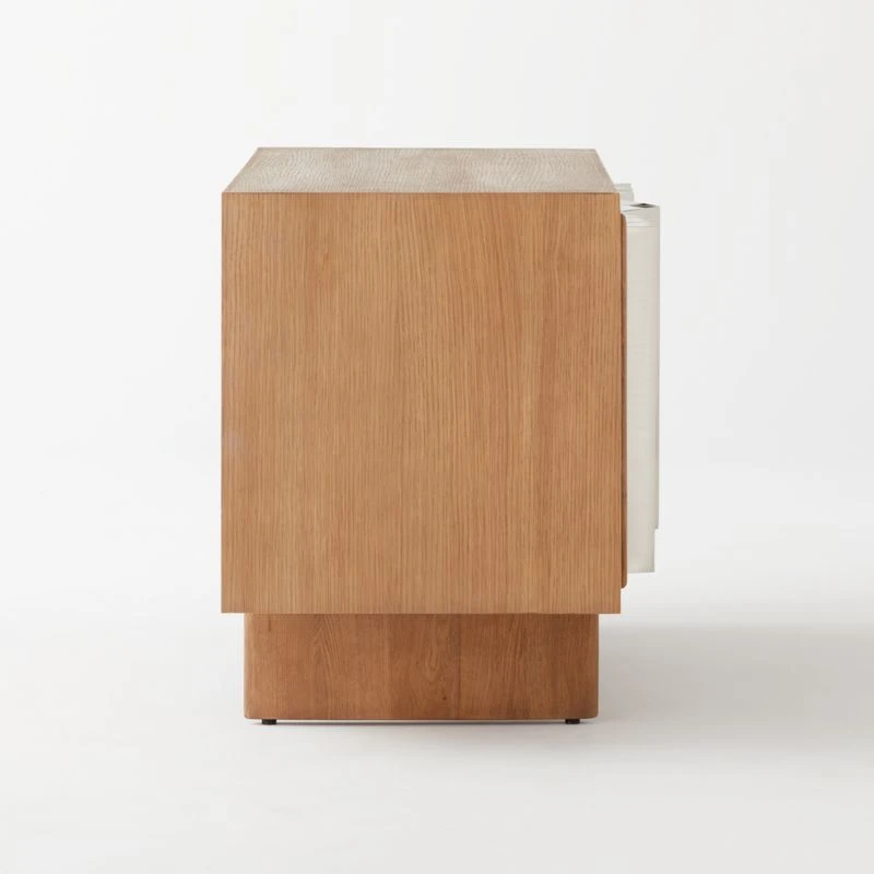 Kibo Steel And Oak Wood Media Console 42.5'' - Image 7