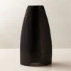 Kinsale Black Teak Wood Vase