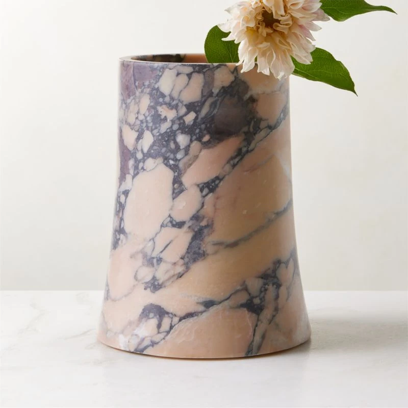La Paloma Purple Breccia Marble Vase - Image 5