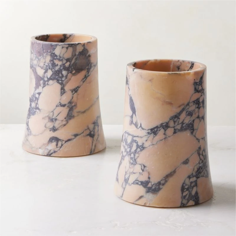 La Paloma Purple Breccia Marble Vase - Image 6