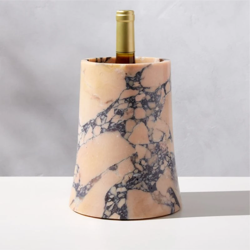 La Paloma Purple Breccia Marble Vase - Image 3
