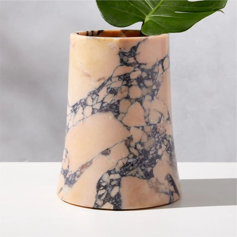 La Paloma Purple Breccia Marble Vase - Image 2