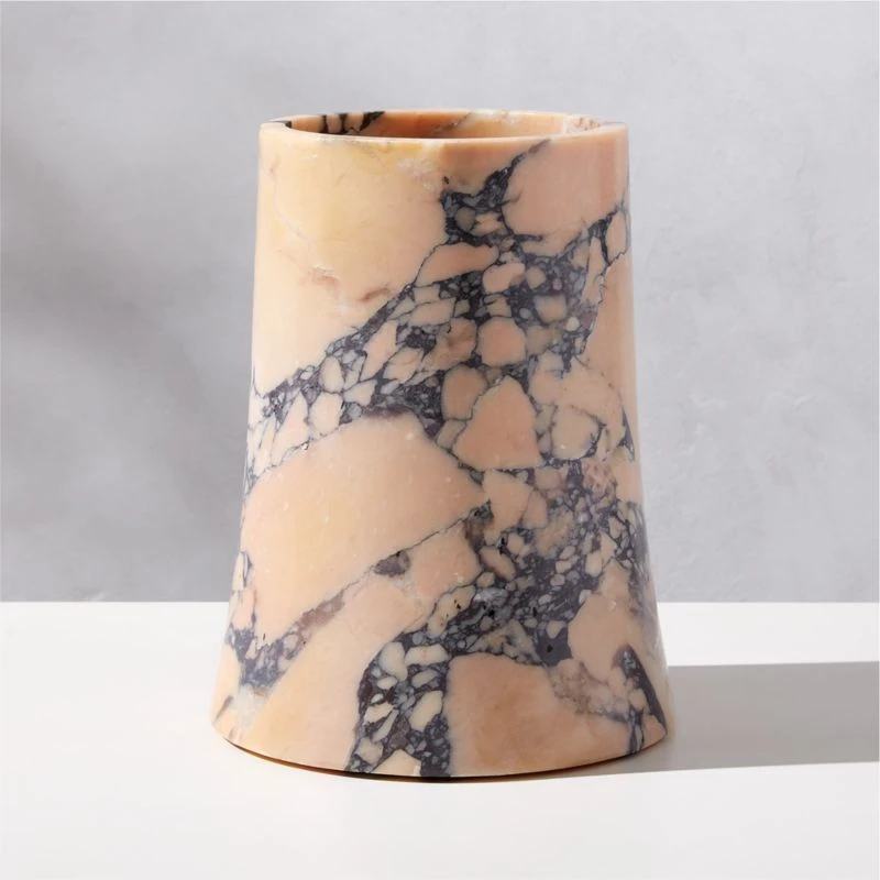 La Paloma Purple Breccia Marble Vase