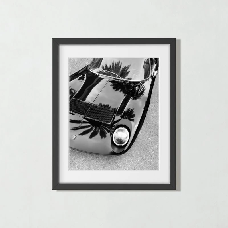'Lamborghini Miura, 2018' Photographic Print In Black Frame 17.75''x21.75''