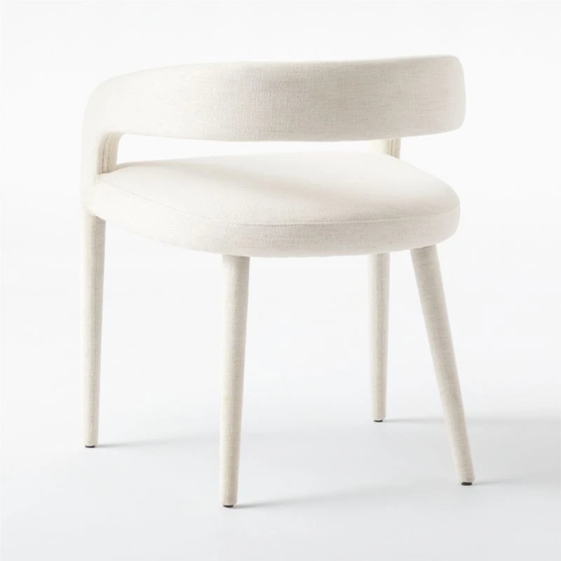Lisette White Dining Armchair - Image 9