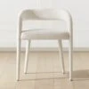Lisette White Dining Armchair