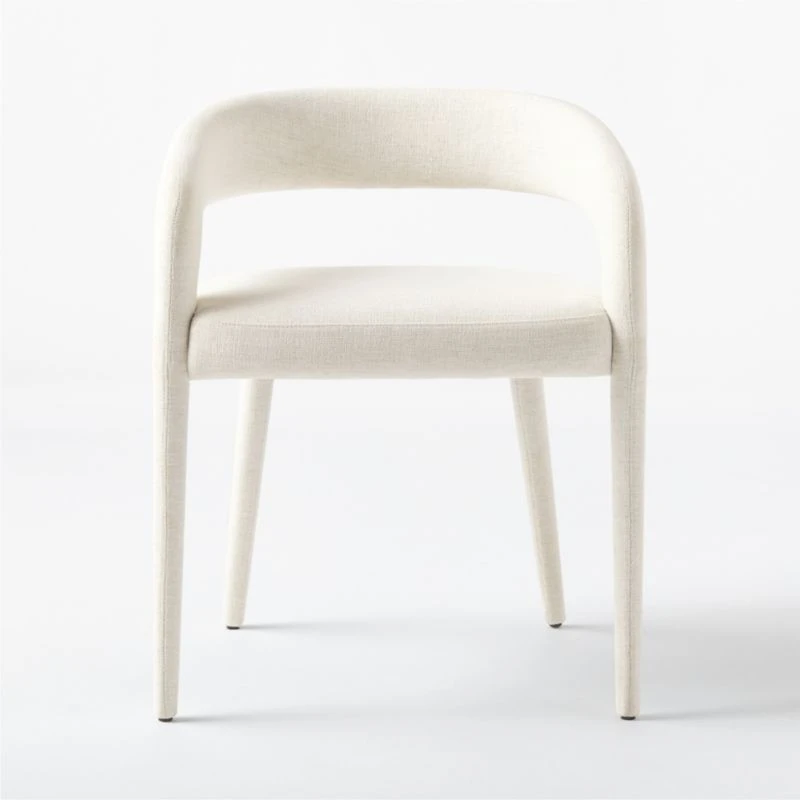Lisette White Dining Armchair - Image 6