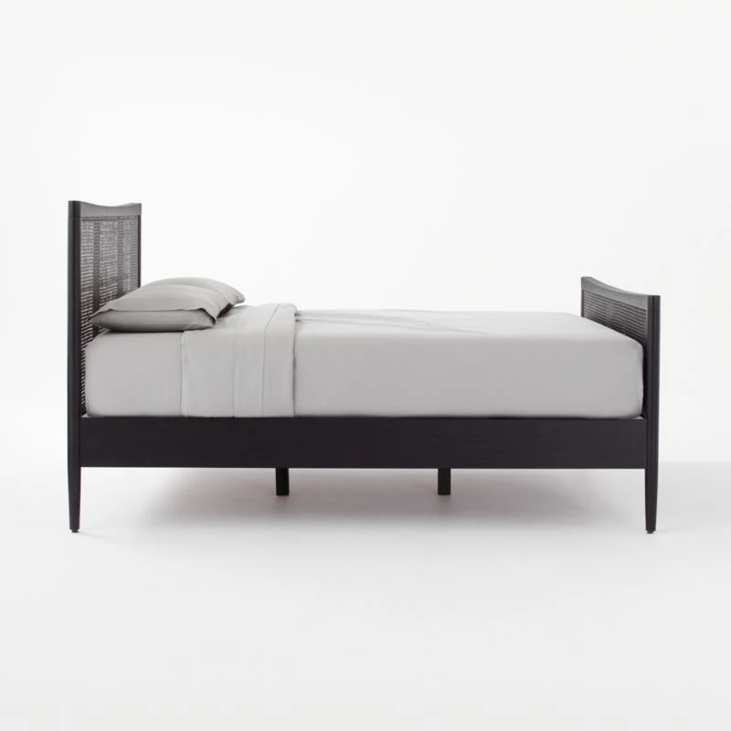 Maeve Black Cane Queen Bed - Image 3