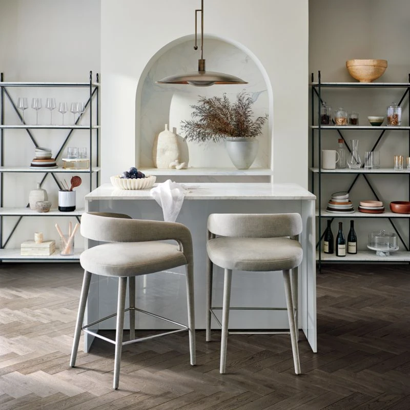 Reve Round Fluted White Marble Bowl - Image 8