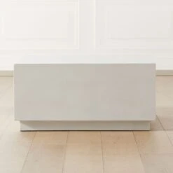 Matter Ivory Cement Square Coffee Table