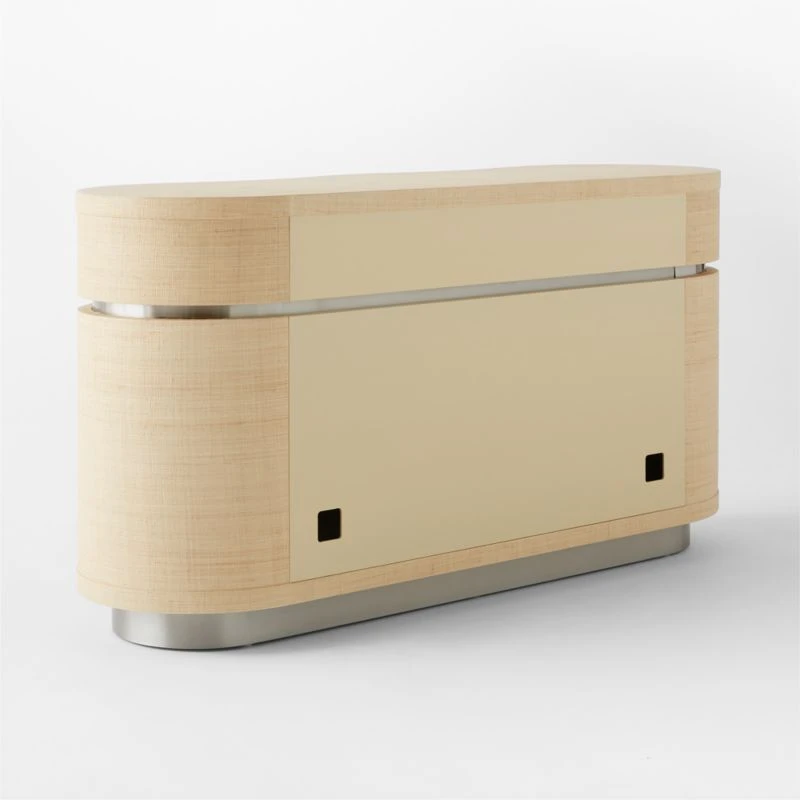 Milbrae Curved Grasscloth Credenza - Image 7