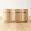 Milbrae Curved Grasscloth Credenza