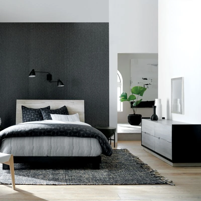 Conway Rectangular Black Cotton Storage Basket Small - Image 7