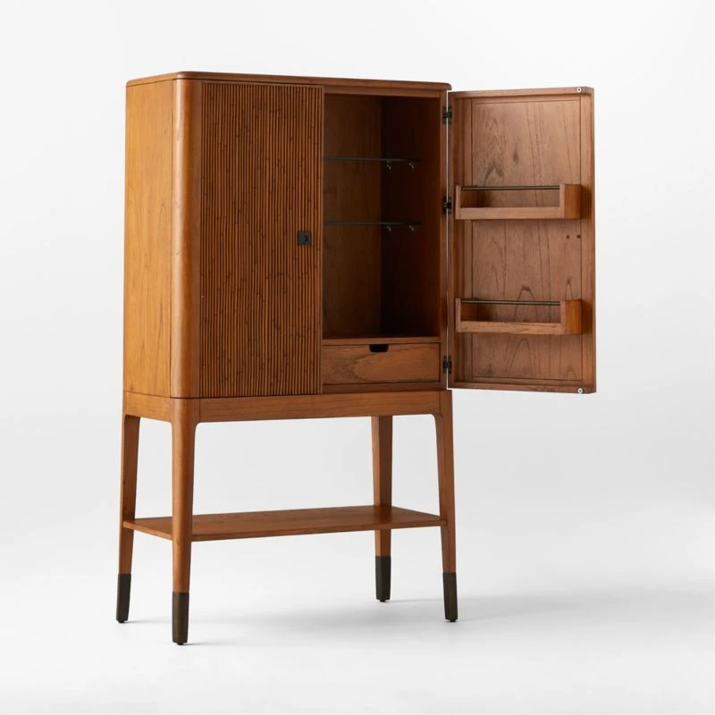 Montara Rattan Bar Cabinet Tall - Image 6