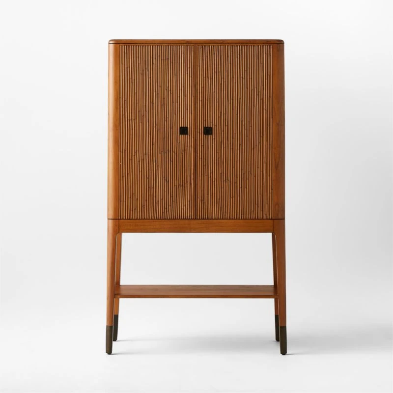 Montara Rattan Bar Cabinet Tall - Image 4