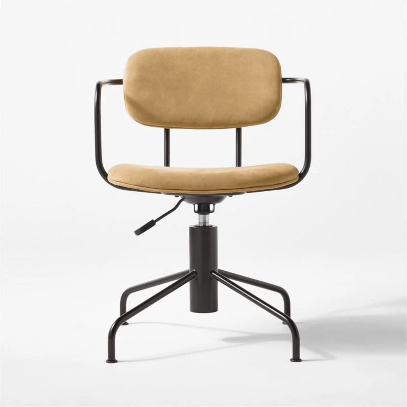 Nyle Suede Office Chair - Image 3