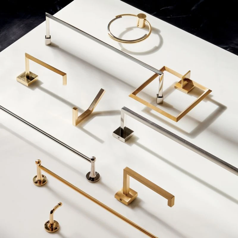 Boule-Inspired Polished Brass Wall Mount Hook - Image 5