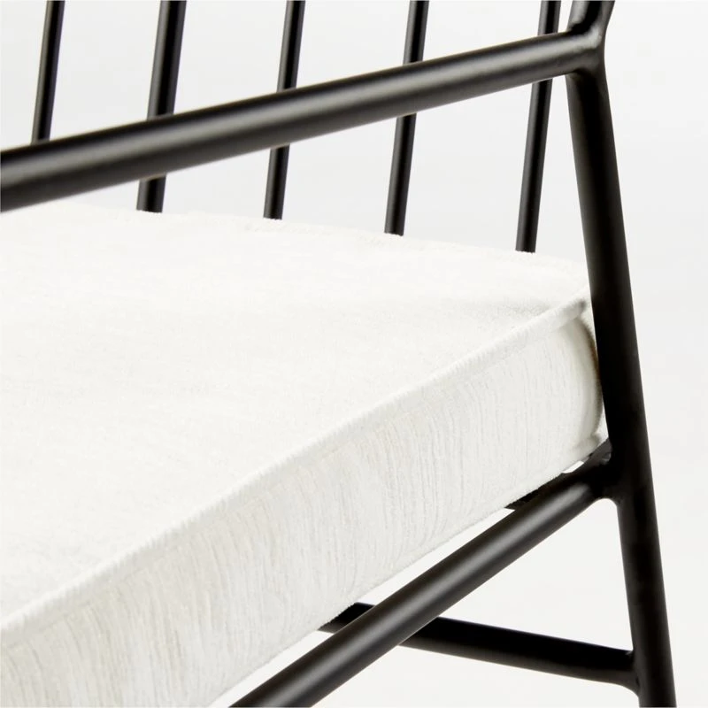 Pavilion Dining Armchair With Ivory Sunbrella ® Cushion Model 6470 Set Of 4 - Image 7