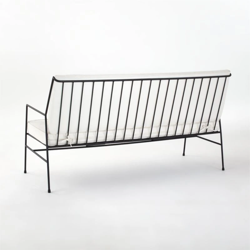 Pavilion Outdoor Sofa With Ivory Sunbrella ® Cushions Model 6490 - Image 5