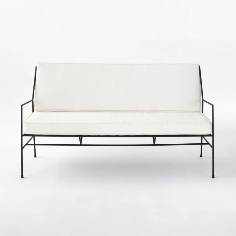 Pavilion Outdoor Sofa With Ivory Sunbrella ® Cushions Model 6490 - Image 2