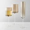 Porsha Smoked Wine Glass Set