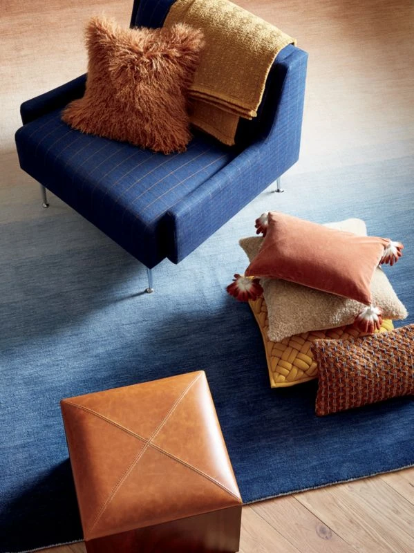 Shorn Camel Brown Sheepskin Fur Throw Pillow With Down-Alternative Insert 18" - Image 5