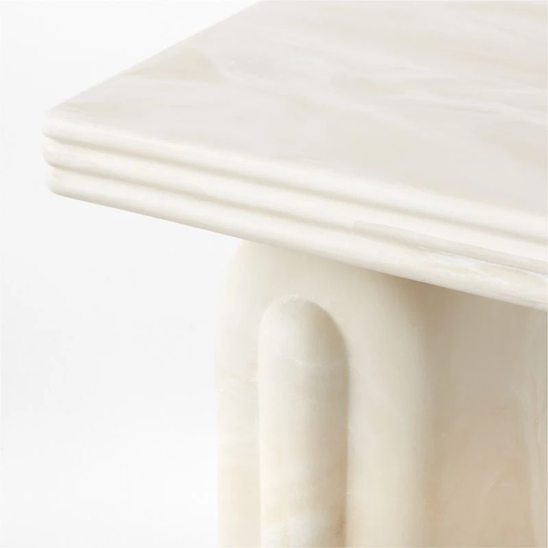 Remoli Swirled Cream Resin Desk - Image 8