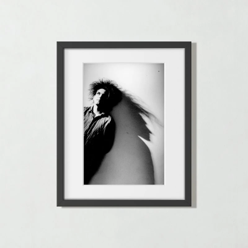 'Robert Smith Silhouette' Photographic Print In Black Frame 17.75''x21.75''