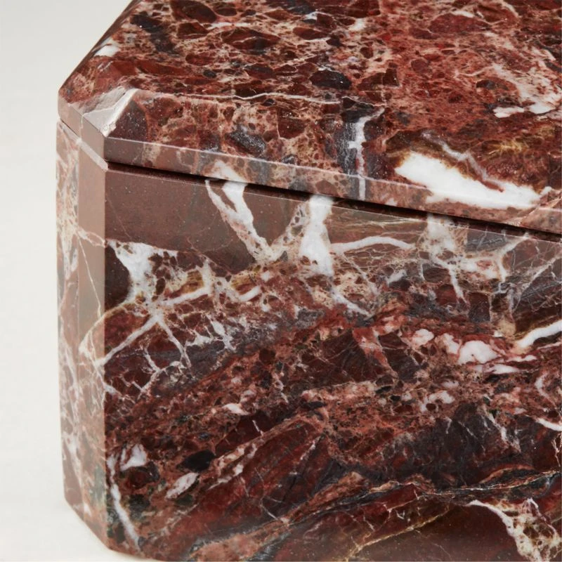 Rosa Levanto Emerald Cut Marble Box - Image 3