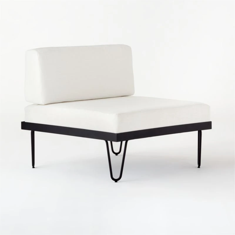 Rossi Armless Outdoor Chair - Image 4