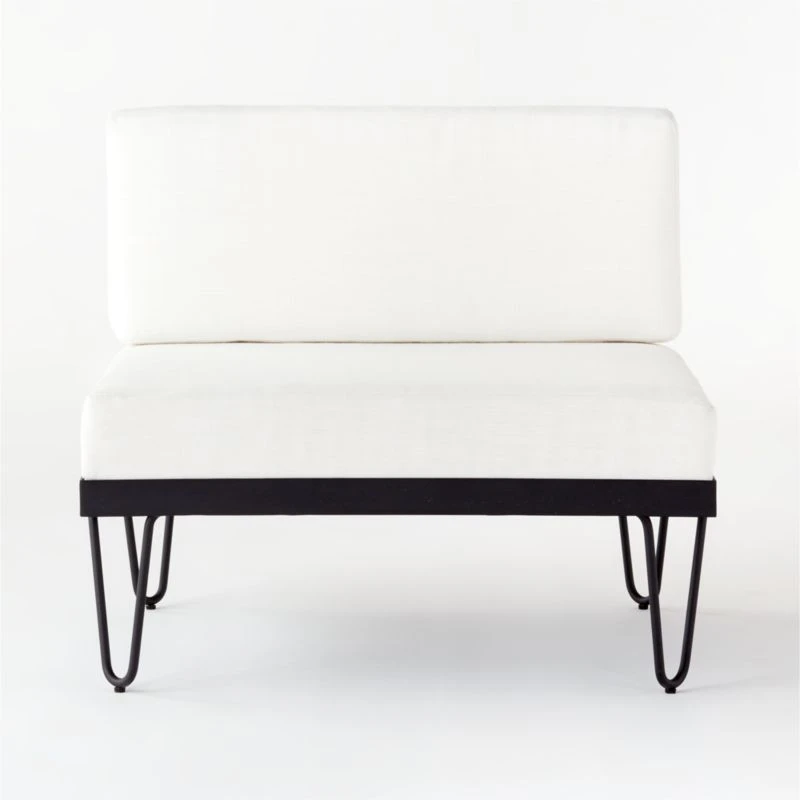 Rossi Armless Outdoor Chair - Image 3
