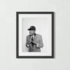 'Jay Z At MILK Studios' Photographic Print In Black Frame 17.5"x21.5"