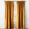 Seda Chai Tea Dupioni Silk Window Curtain Panel 48"x120"