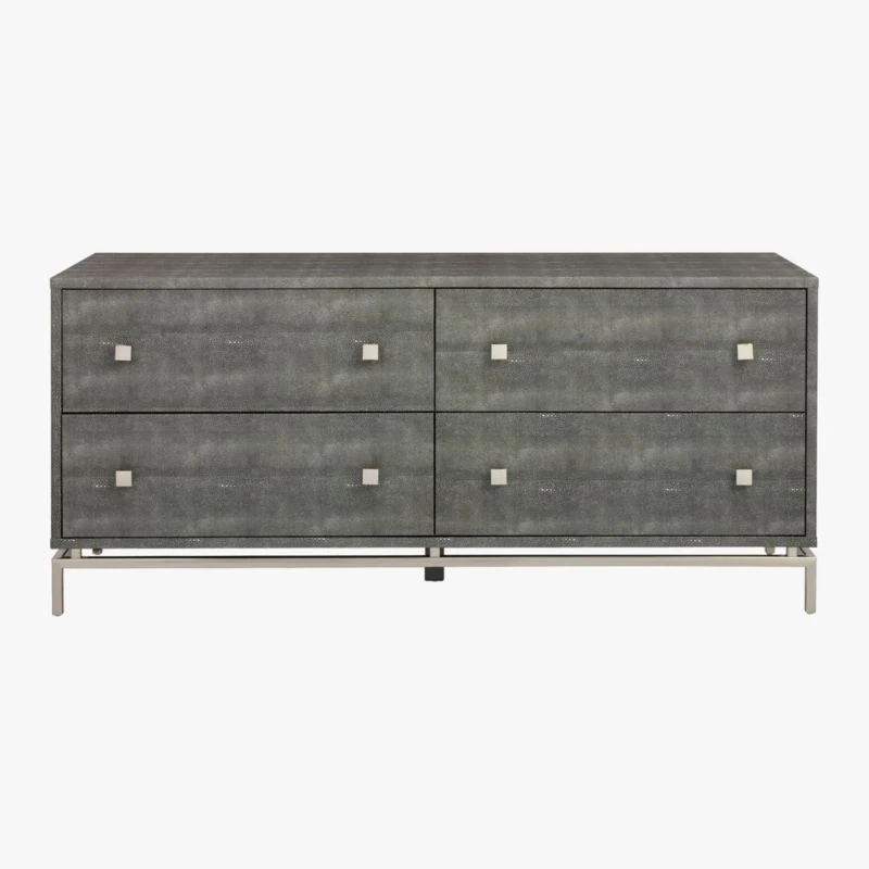 Shagreen Embossed Low Dresser - Image 2