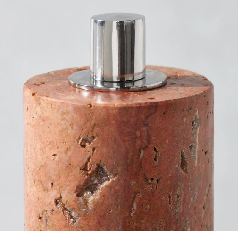 Somerset Red Travertine Oil Lamp Small - Image 4