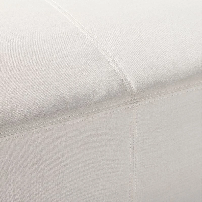 Sonya Outdoor Ottoman With Neutral Sunbrella® Cushions - Image 5