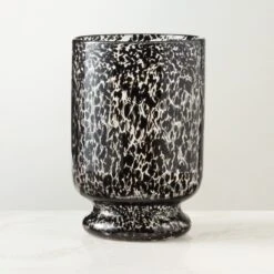 Speck Glass Hurricane Candle Holder Small