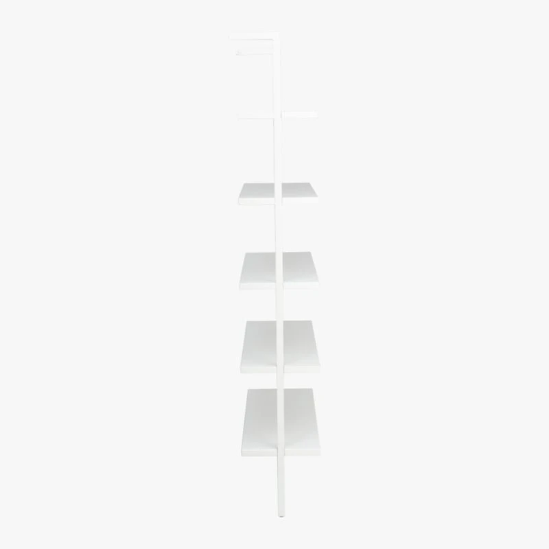 Stairway White Metal Wall Mount Bookshelf 72.5'' - Image 5