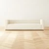 Strato 103" Extra-Large White Boucle Sofa