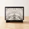 Taos Arabescato Marble Bar Cabinet