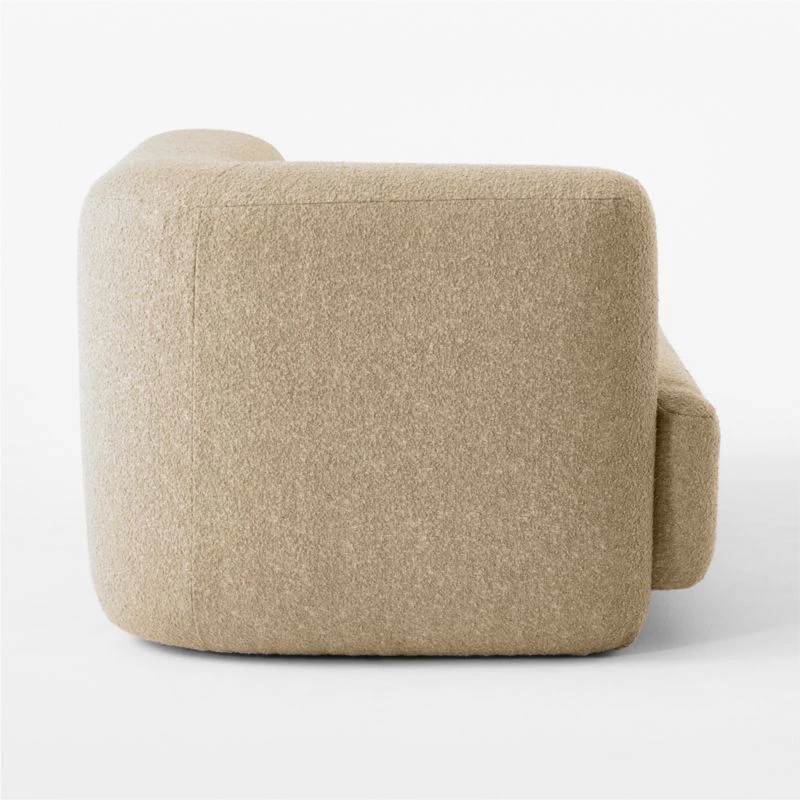 Terrain Camel Brown Boucle Daybed - Image 4