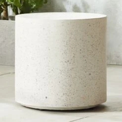 Terrazzo White Outdoor Side Table