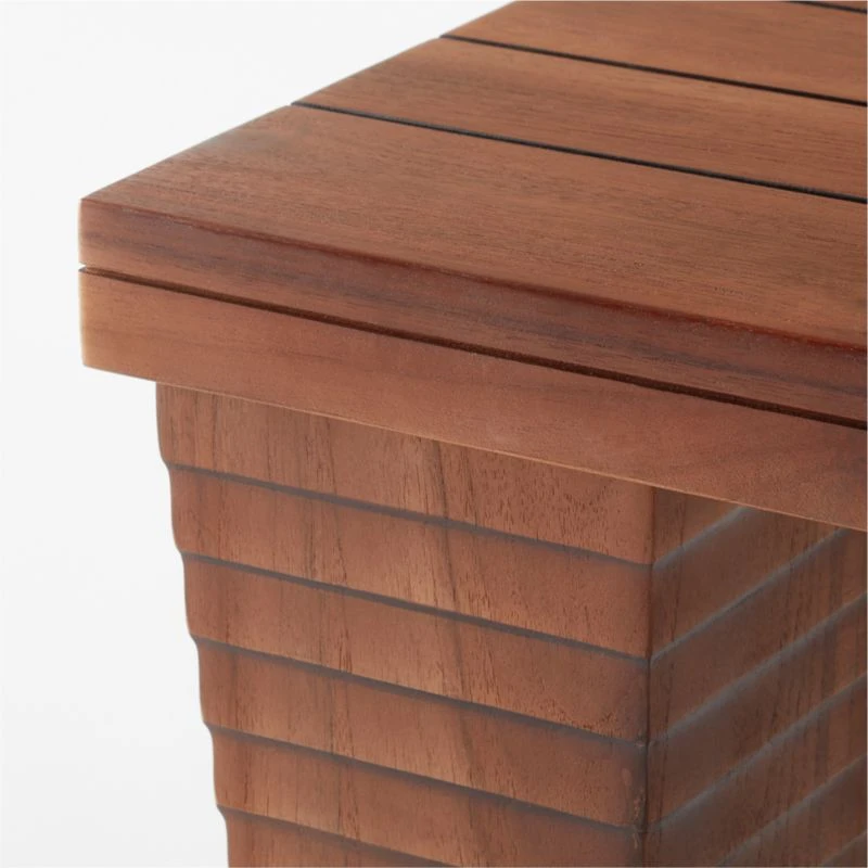 Trepp Teak Outdoor Dining Table - Image 6