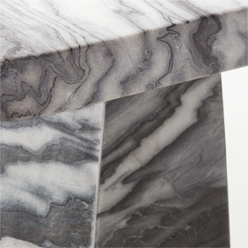 Tria Grey Marble Console Table - Image 8