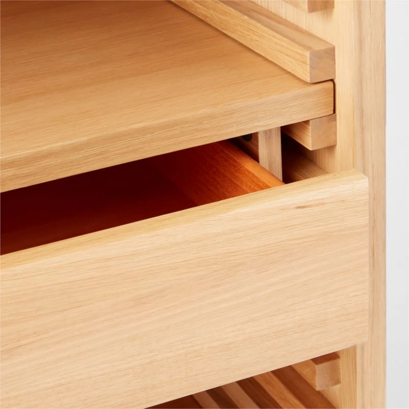 Ventura White Oak Bookcase - Image 10