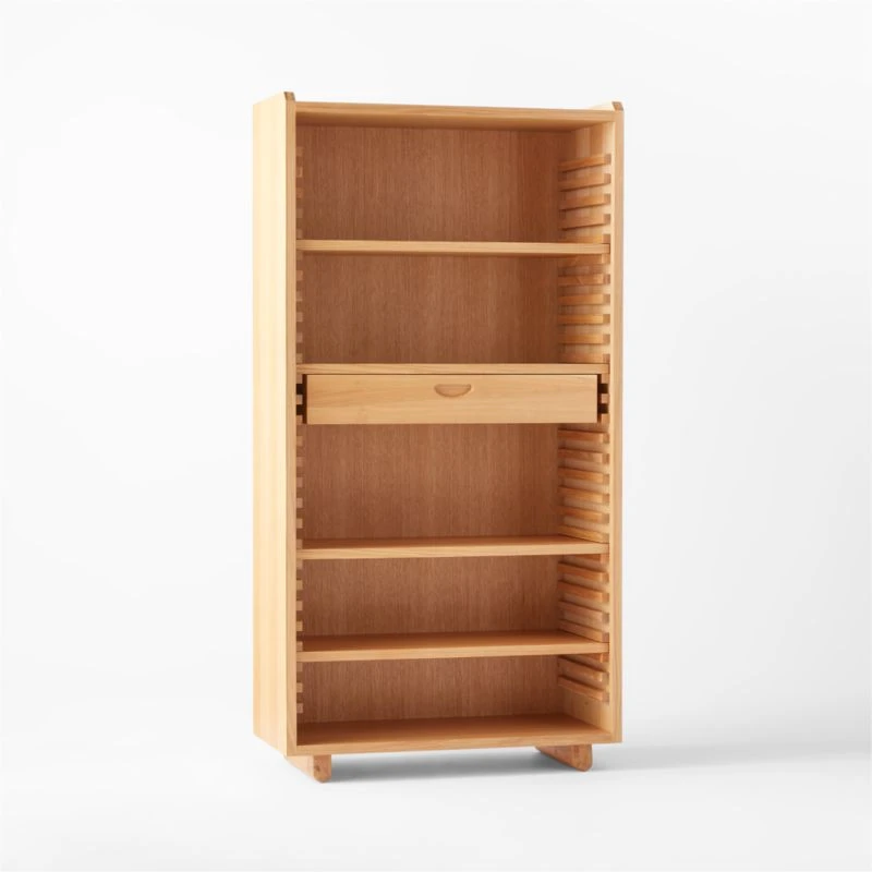 Ventura White Oak Bookcase - Image 9