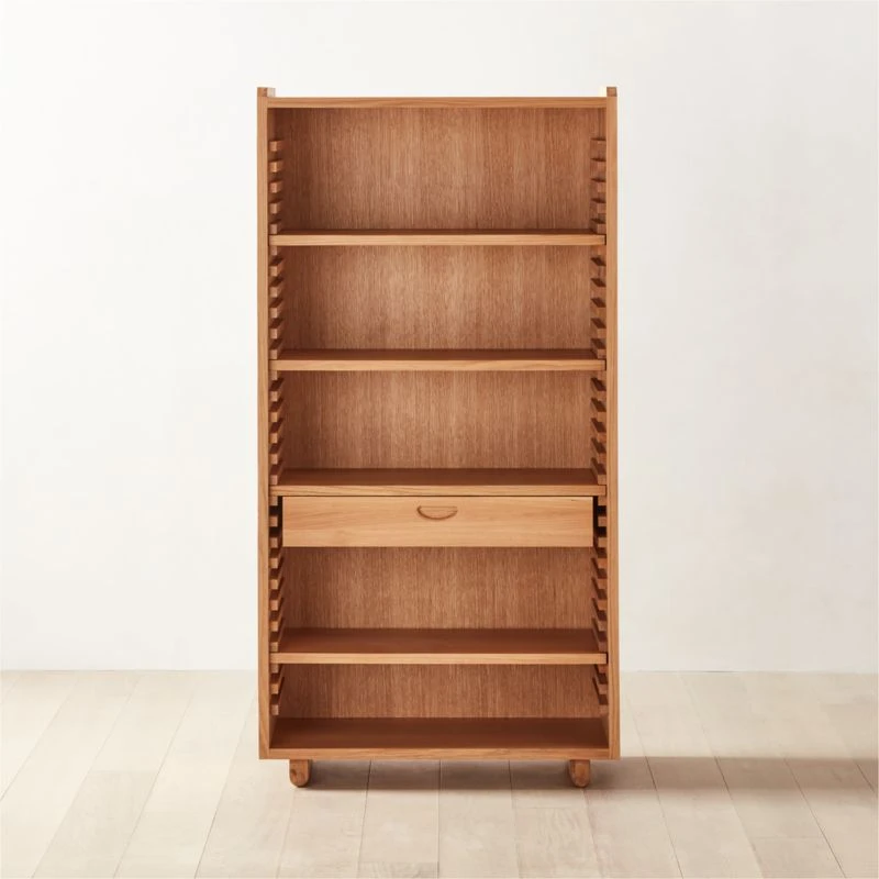 Ventura White Oak Bookcase - Image 4