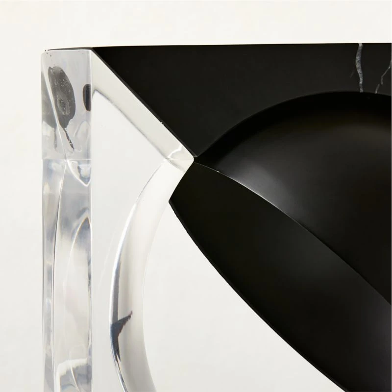 Venus Black Resin Modern Table Lamp - Image 3