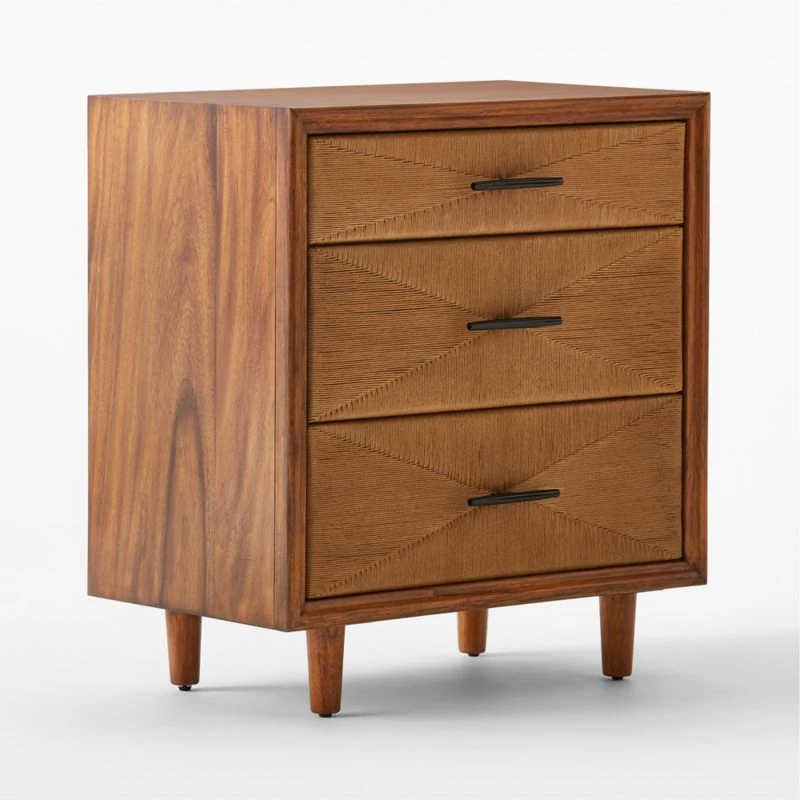 Verano 3-Drawer Rattan Dresser - Image 3